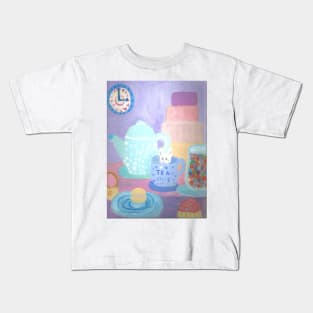 Kawaii Tea Party Kids T-Shirt